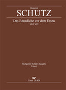 Das Benedicite vor dem Essen (Score)