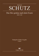 Das Deo gratias nach dem Essen (Score)