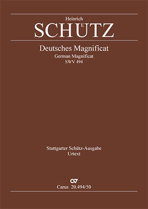 Deutsches Magnificat. "Meine Seele erhebt den Herrn", SWV 494 [score]