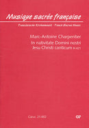 In nativitate Domini nostri Jesu Christi canticum, H 421 (Score)