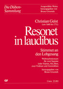 Resonet in laudibus (Score)