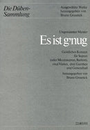 Es ist g’nug (Score)