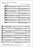 Wohl dem, der den Herren fürchtet, op. 103, 4