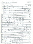 Wachet auf, ruft uns die Stimme, BWV 140（合唱楽譜）