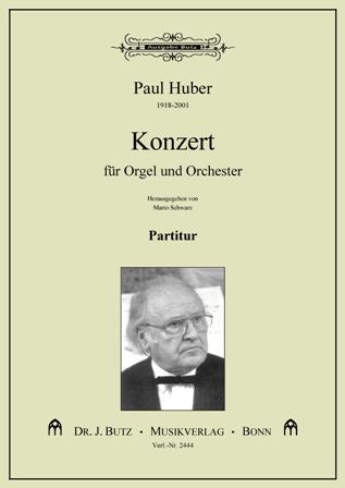 Konzert für Orgel und Orchester [Score]