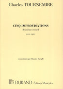 Cinq Improvisations: Deuxième Recueil  = 5 Improvisations, vol. 2