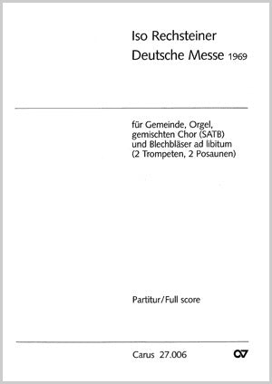 Deutsche Messe (Score)