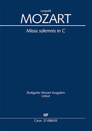 Missa solemnis in C（ヴォーカル・スコア）