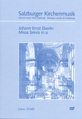 Missa brevis in a [score]