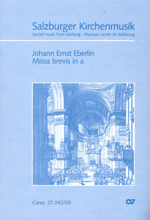 Missa brevis in a（ヴォーカル・スコア）