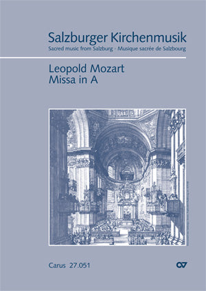 Missa in A [score]