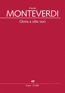 Gloria a otto voci, SV 307 (Score)