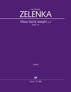 Missa Sancti Josephi, ZWV 14 [score]