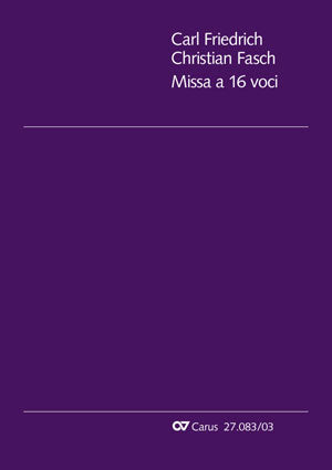 Missa a 16 voci（ヴォーカル・スコア）
