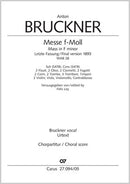 Messe f-Moll = Mass in F minor WAB 28 (Choral score)