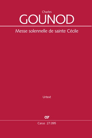 Messe solennelle de sainte Cécile, CG 56 [score]