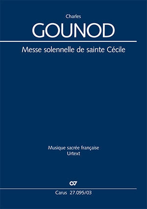 Messe solennelle de sainte Cécile, CG 56（ヴォーカル・スコア）
