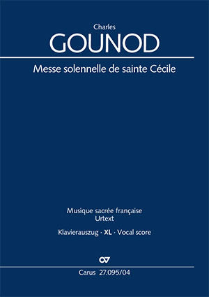 Messe solennelle de sainte Cécile, CG 56（ヴォーカル・スコア、拡大文字版）