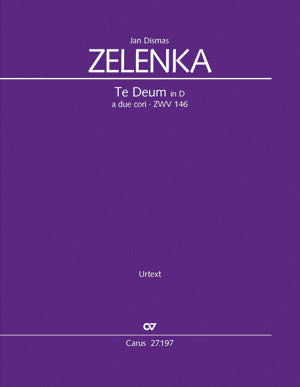 Te Deum in D a due cori, ZWV 146 [score]