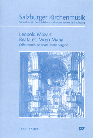 Beata es, Virgo Maria [score]