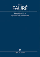 Requiem. Version for small orchestra（ヴォーカル・スコア）