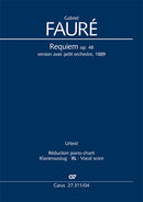 Requiem. Version for small orchestra（ヴォーカル・スコア、拡大文字版）