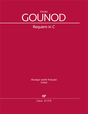 Requiem in C, CG op. Posth. [score]