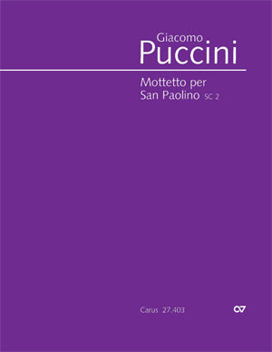 Mottetto per San Paolino [score]