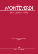 Dixit Dominus Primo, SV 263（ヴォーカル・スコア）