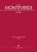Credidi del Quarto Tuono, SV 275 (Score)