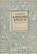 Kantoreisätze 4 (Psalmen und Gebete)