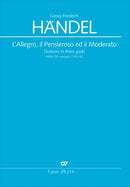 L'Allegro, il Pensieroso ed il Moderato, HWV 55 (Score)