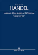 L'Allegro, il Pensieroso ed il Moderato, HWV 55（ヴォーカル・スコア）