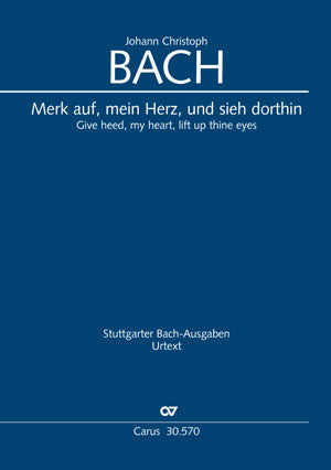 Merk auf, mein Herz [score]