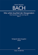 Wie schön leuchtet der Morgenstern, BWV 1（ヴォーカル・スコア）