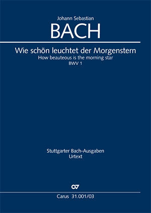 Wie schön leuchtet der Morgenstern, BWV 1 [ヴォーカル・スコア]