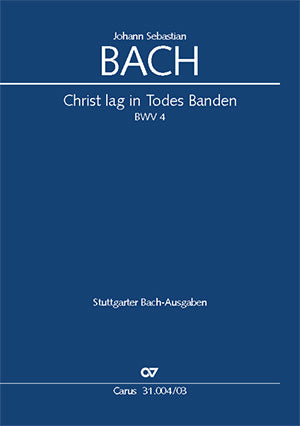 Christ lag in Todes Banden, BWV 4 [ヴォーカル・スコア]