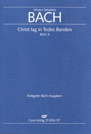Christ lag in Todes Banden, BWV 4 [study score]