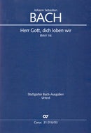 Herr Gott, dich loben wir, BWV 16（ヴォーカル・スコア）