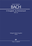O Ewigkeit, du Donnerwort, BWV 20 [study score]