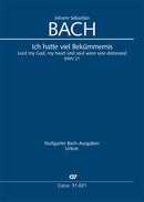 Ich hatte viel Bekümmernis, BWV 21 (Score)