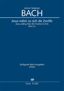 Jesus nahm zu sich die Zwölfe, BWV 22 (Score)
