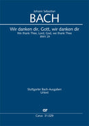 Wir danken dir, Gott, wir danken dir, BWV 29 (Score)