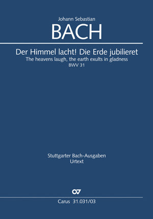 Der Himmel lacht! Die Erde jubilieret, BWV 31 [ヴォーカル・スコア]