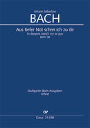 Aus tiefer Not schrei ich zu dir, BWV 38 (Score)