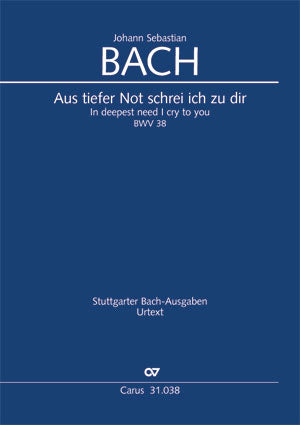 Aus tiefer Not schrei ich zu dir, BWV 38 [score]