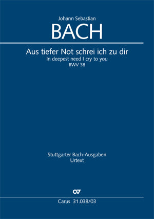 Aus tiefer Not schrei ich zu dir, BWV 38（ヴォーカル・スコア）