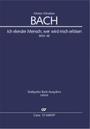 Ich elender Mensch, wer wird mich erlösen, BWV 48 [study score]