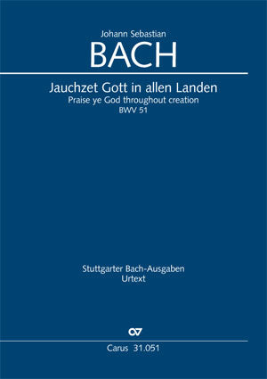 Jauchzet Gott in allen Landen, BWV 51 [score]