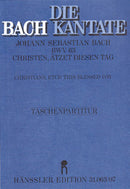 Christen, ätzet diesen Tag, BWV 63 [study score]